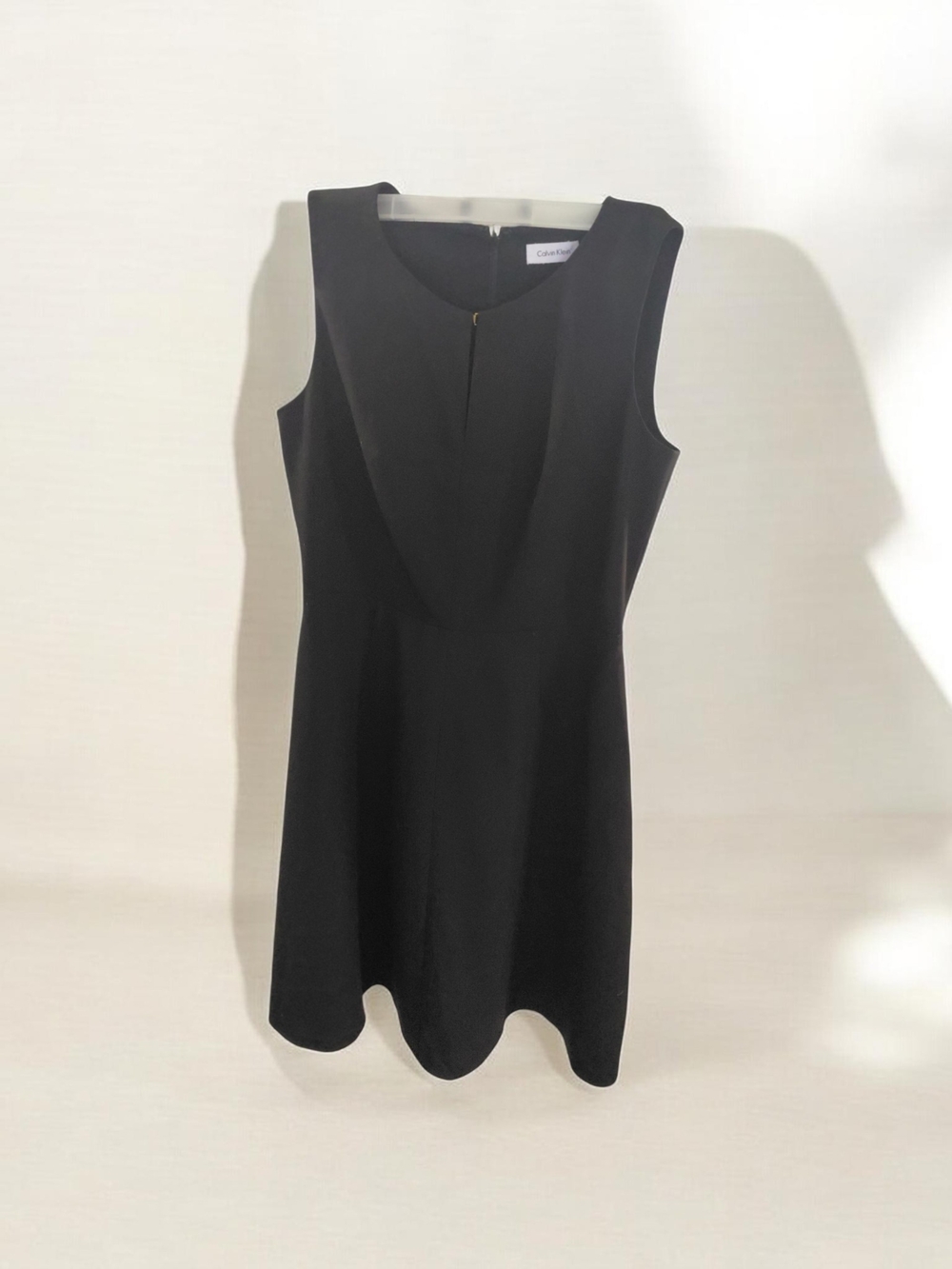Calvin Klein Black Sleeveless A-Line Dress
